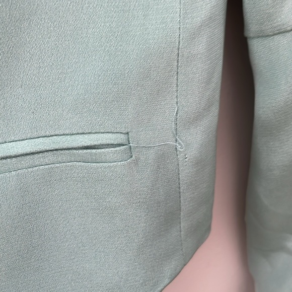 Rebecca Minkoff Becky Blazer in Neptune Green Women’s Size 4 MSRP $368 - Picture 8 of 11